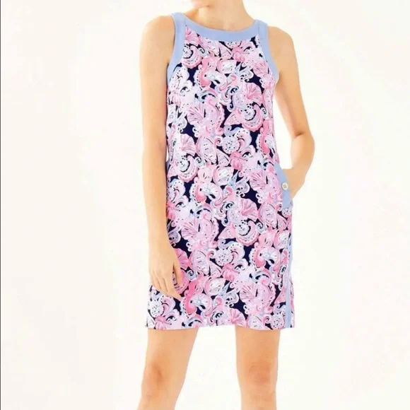 NWT Lilly Pulitzer Size 2 Angie Stretch Shift Dress - Picture 4 of 15